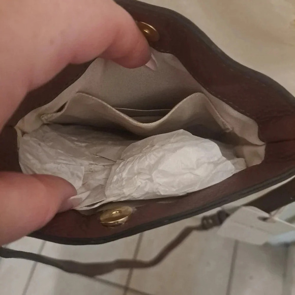 Lucky Brand Pala Crossbody Bag Brownstone - Picture 7 of 11